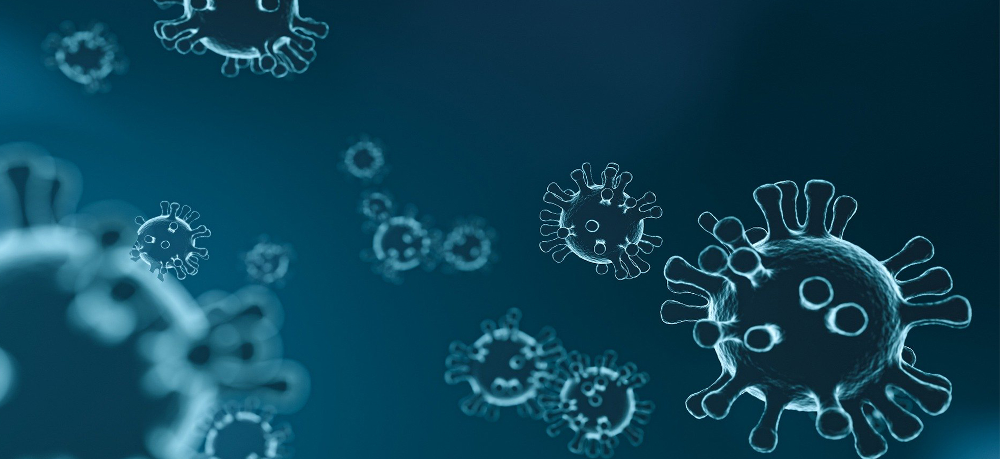 A view of COVID-19, coronavirus, under a microscope.
