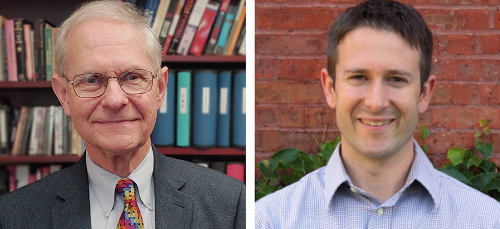 Head shot of new Assumption University Trustees James Krukones, Ph.D., and Jon Weaver