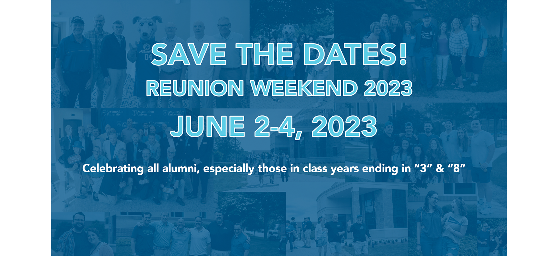 Assumption University will celebrate Alumni Reunion on the weekend of June 2-4, 2023