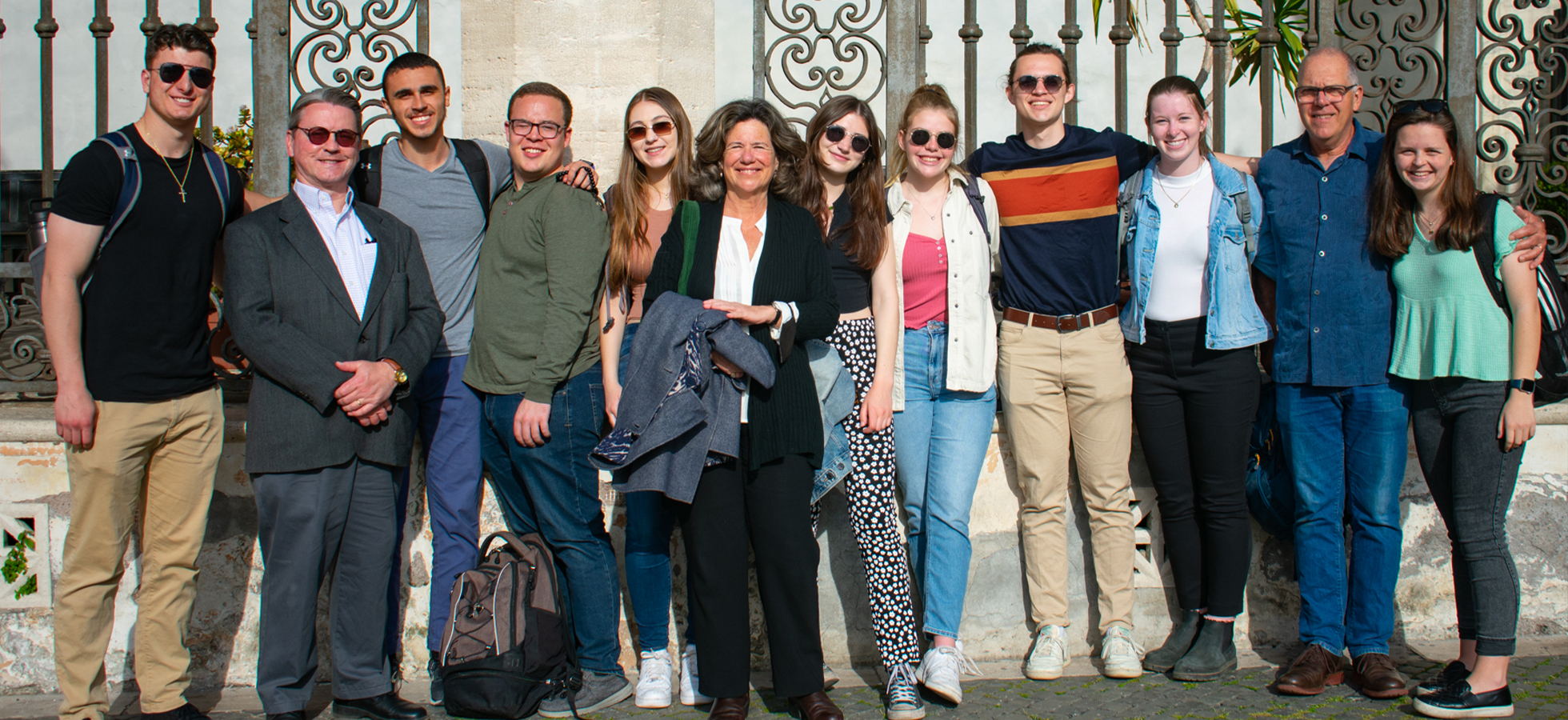 Assumption University students in Italy