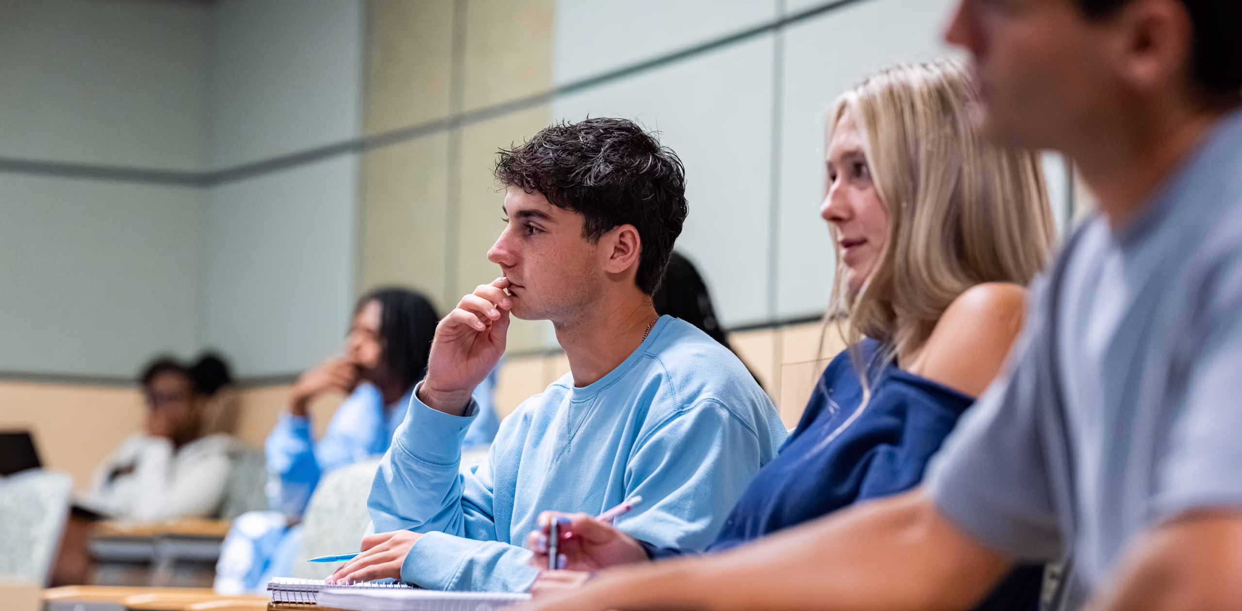 students in class