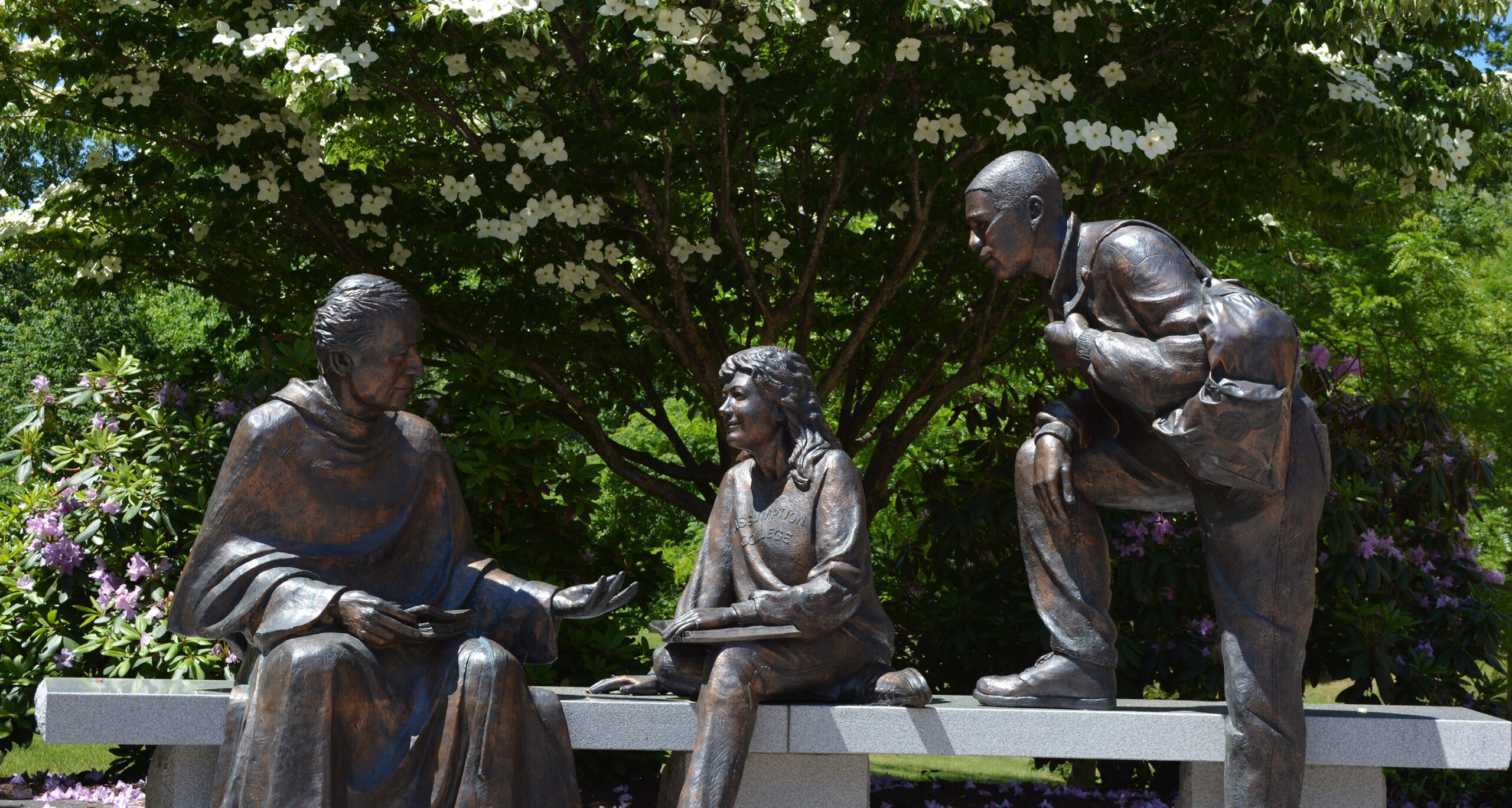 A statue of Fr. Emmanuel d'Alzon