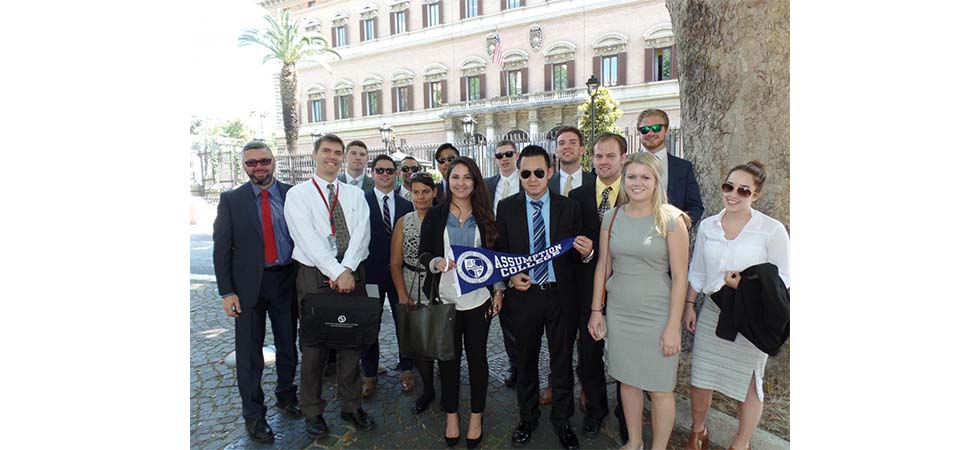 MBA Students Apply Classroom Skills in Foreign Internships; Immersed in Italian Culture