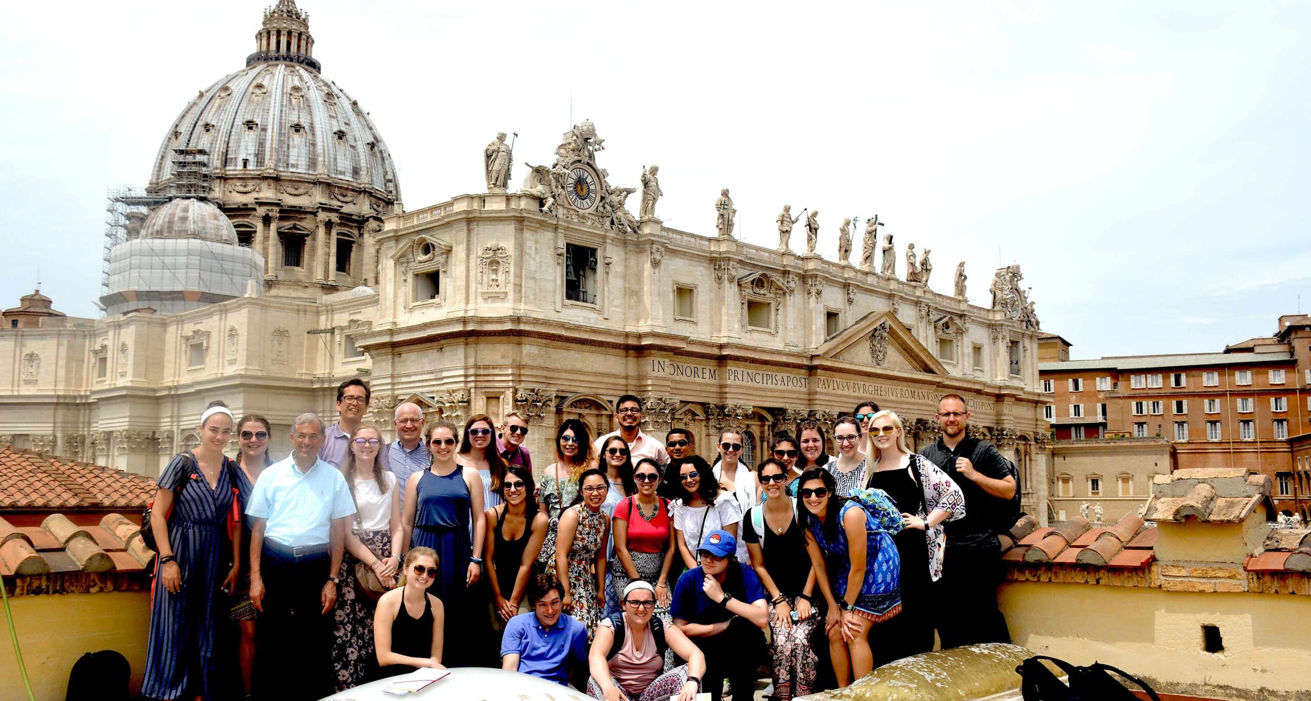 SOPHIA students in Rome, Italy.