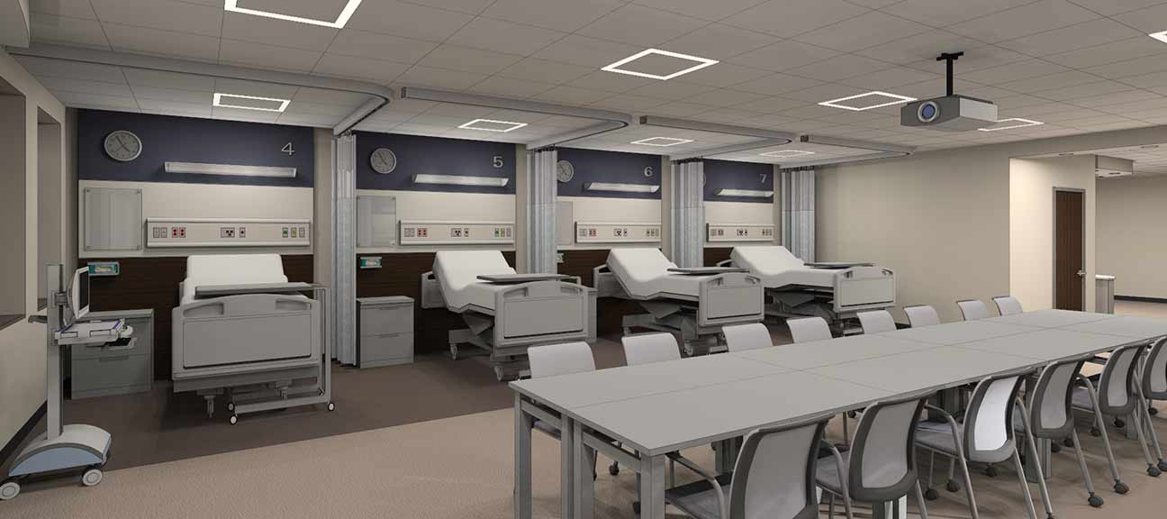 nursing lab at assumption