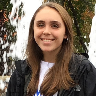 Jaclyn Landry, a nursing major at Assumption.