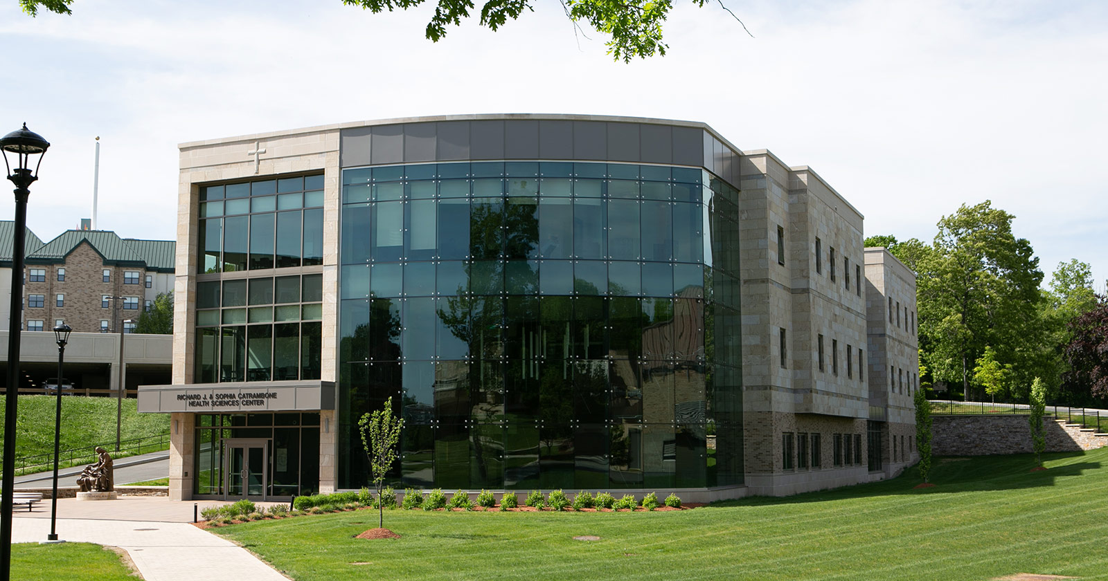 Assumption University's Catrambone Health Scienes Building, home of the School of Health Professions.