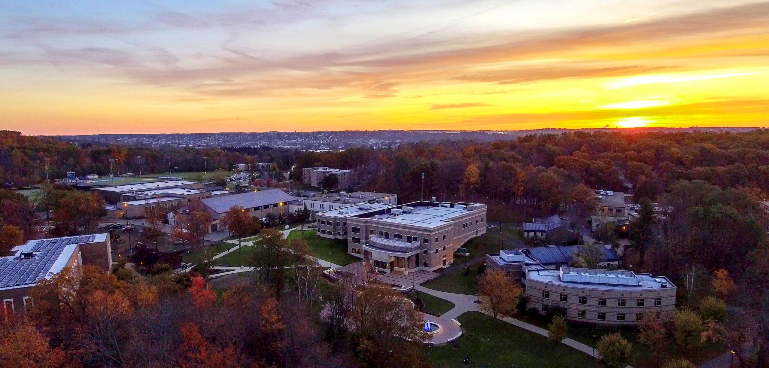 assumption campus aerial