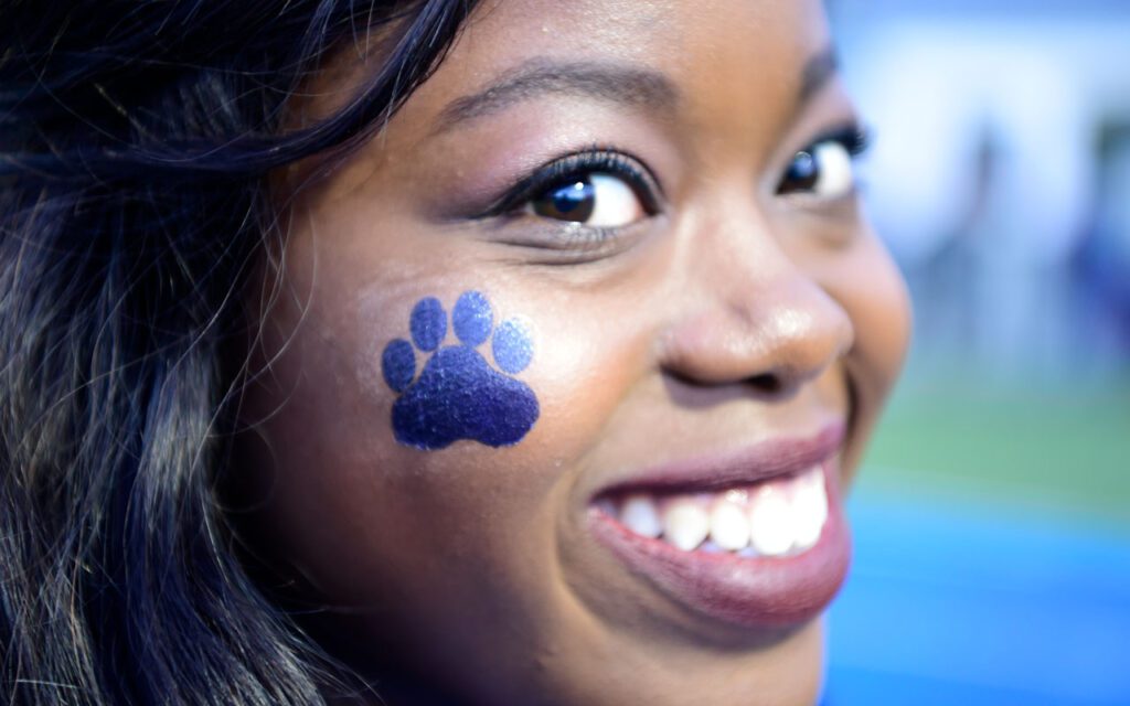 African American Female Close Up Smiling