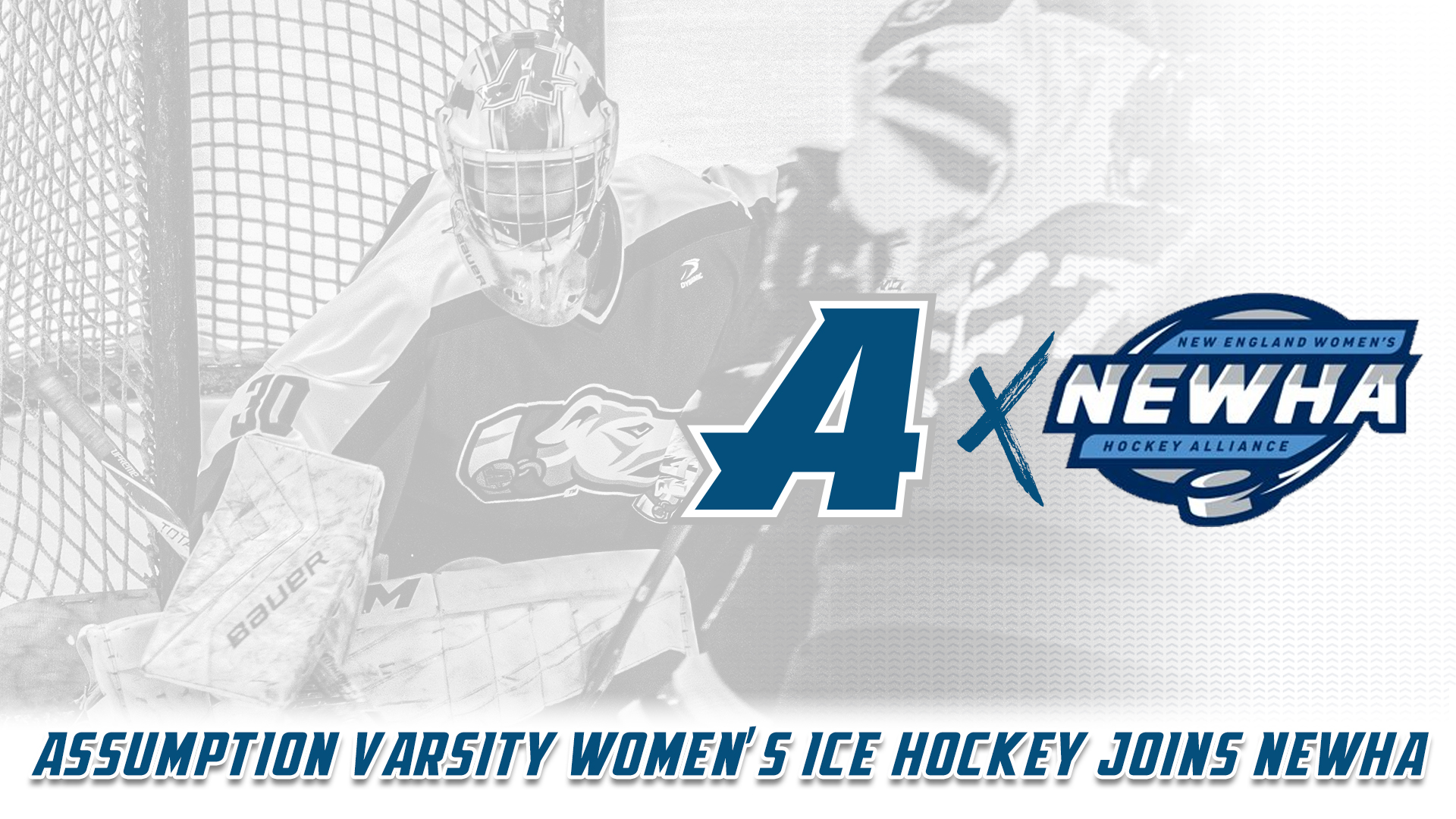 Assumption Women's Ice Hockey Joins Division I NEWHA Conference