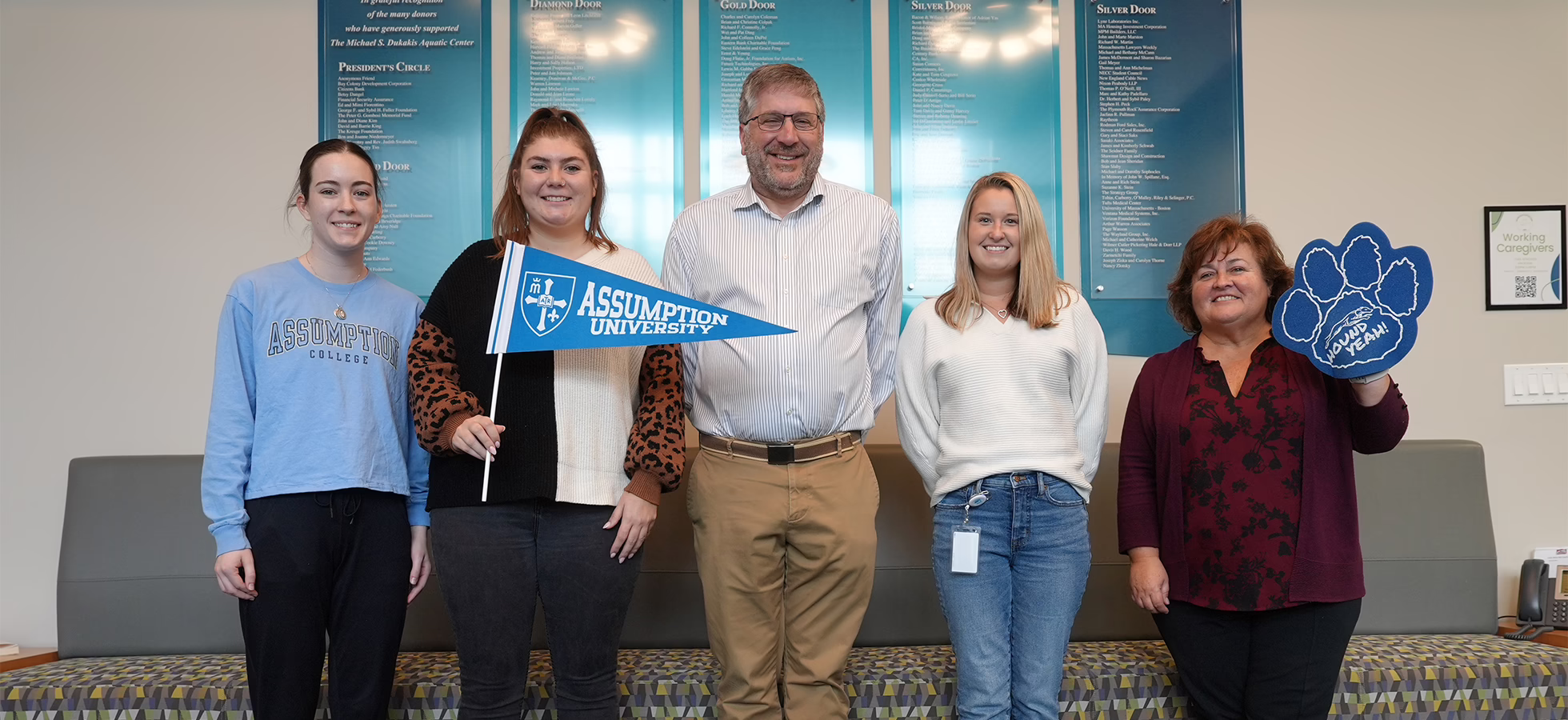 Alumni Using Skills Learned at Assumption at New England Center for Children