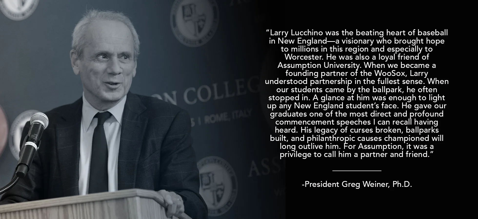 Statement on the Passing of Larry Lucchino