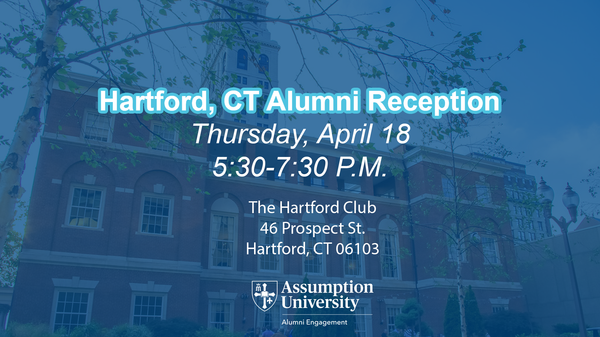 hartford ct alumni reception