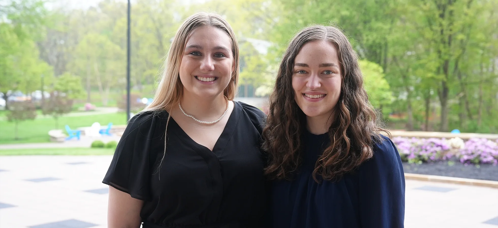 Assumption University has announced that Emily Fasteson, a Theology and Mathematics double major, has been named Valedictorian, and Shaeleigh Boynton, a Psychology major with a concentration in child and adolescent development, has been named Salutatorian for the Class of 2024. 