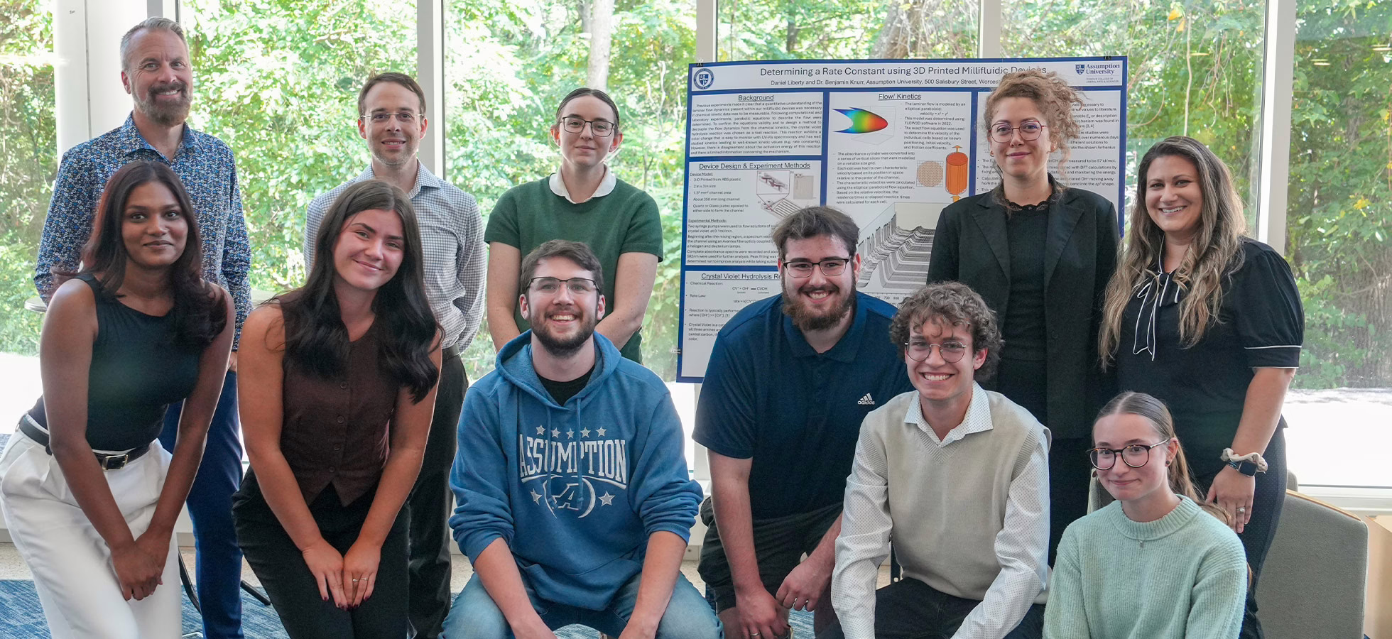 Assumption Students Take Part in 2025 Summer Scholars Program 