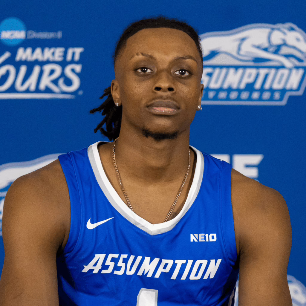 Assumption Student Ambassador Kyle Hicks.