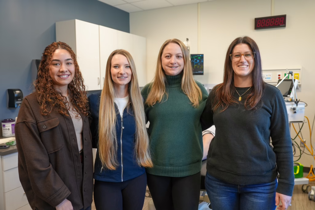 PA students who lead the trauma training in November.