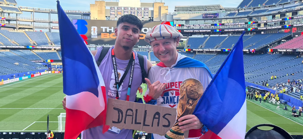 Kicking It With Kian Charris '27 at the World Cup